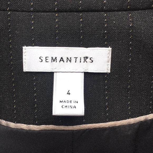 Black pin stripe blazer - Picture 7 of 14